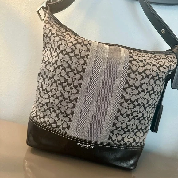 Coach Legacy Stripe Duffle Bag - Picture 2 of 16